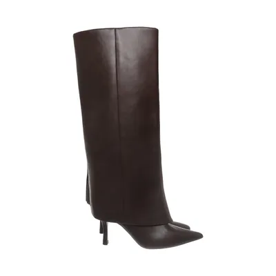 Boots (Layered Knee High Stiletto Boots-V05471) from NA-KD Polyester, Polyurethane