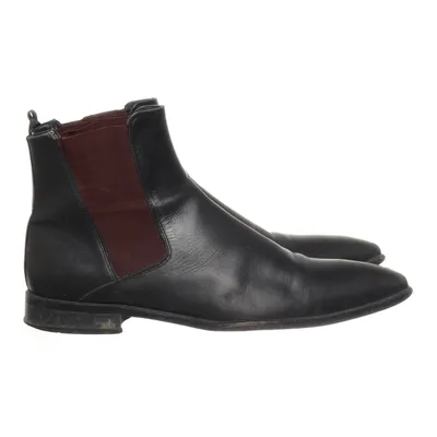 Chelsea boots (Zwart, Rood) Leer