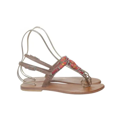 Sandals (Beige, Multicolored) from Primadonna Collection Leather