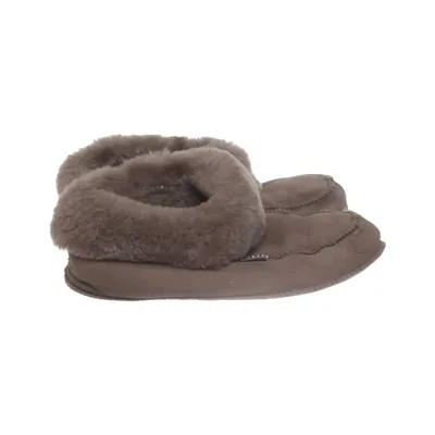 Slippers (Brown) from Axelda Leather, Wool