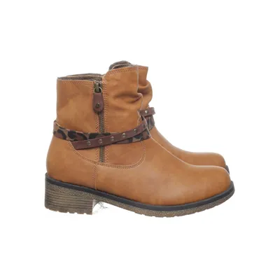 Laced boots (Beige) from Footflexx