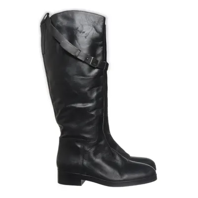Boots (Black) from Zara Basic Leather