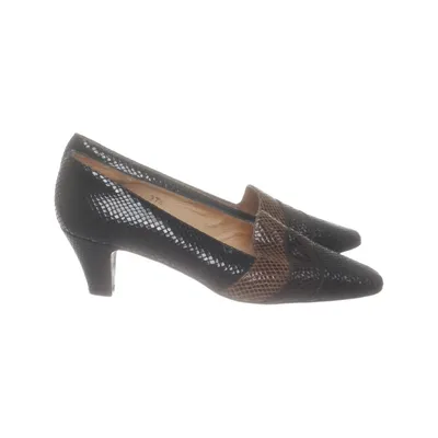 Escarpins (Noir, Marron) de Penelope Cuir