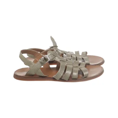 Gladiator sandals (Gold, Brown) from Pom d'Api