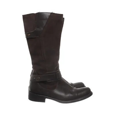 Boots (Brown) from Alessia Polyester
