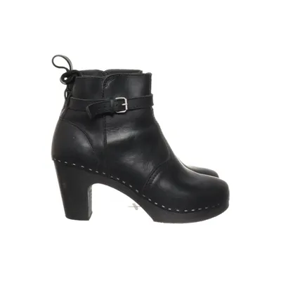 Heeled boots (Black) from Swedish Hasbeens Leather