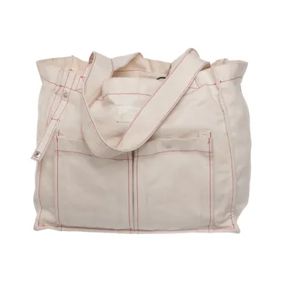 Canvas bag (Beige, Red) from Planet NUSA Organic cotton