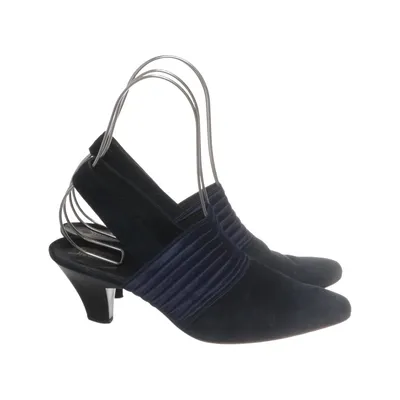 Mules (Blå) fra Shoebaloo Læder