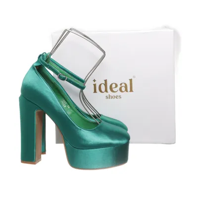Klackskor (Grön) från Ideal Shoes