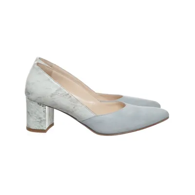 High heels (Blue, Multicolored, Gray) from Lilion Leather, Suede