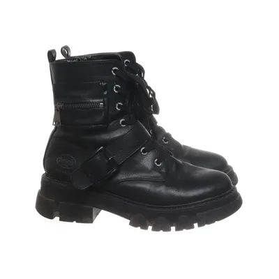 Laced boots (Black) from Dockers by Gerli