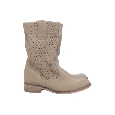 Enkellaarzen (Beige) van Rizzo Leer