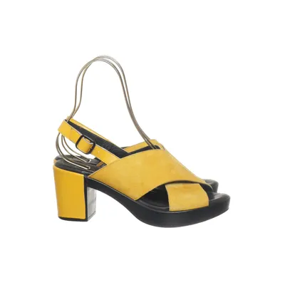 High heel sandals (Yellow) from Hecho en España