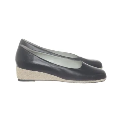 Wedges (Black) from Cellini Leather