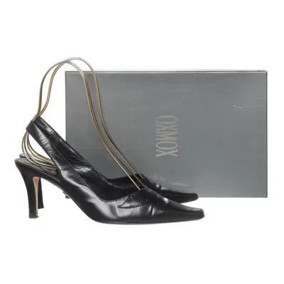 High heel sandals (Black) from Oxmox Leather