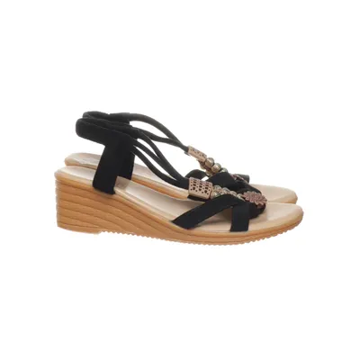 Chaussure compensées (Noir, Multicolore)