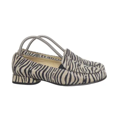 Loafers (Beige, Black) from Peter Kaiser Leather
