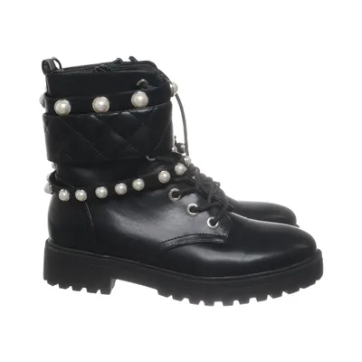 Veterlaarzen (Zwart) van Lucky Shoes