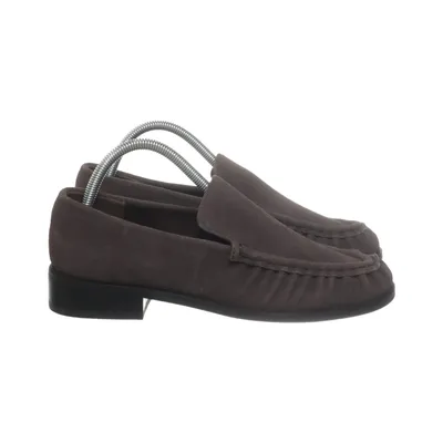 Loafers (Grå) fra NA-KD Læder, Ruskind