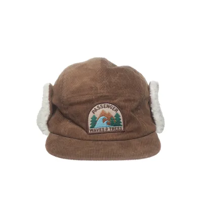 Cap (Brown) from Passenger Polyester, Recycled cotton