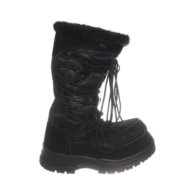Laced boots (Black) from Deltex Leather