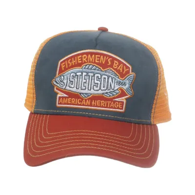 Truckerkeps (Orange, Blå, Brun) från Stetson