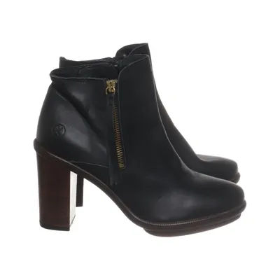 Bottes à talons (Noir) de Kämpgen Cuir