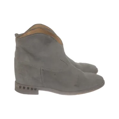 Ankle boots (Gray) from Badura