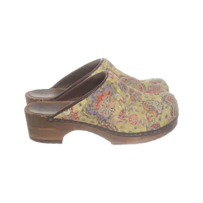 Clogs (Yellow, Multicolored) from Sanita Leather