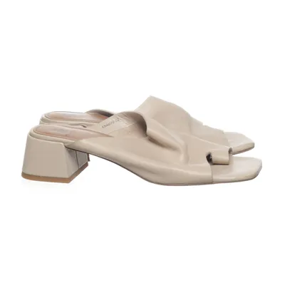Mules (Beige) from Ekonika Leather