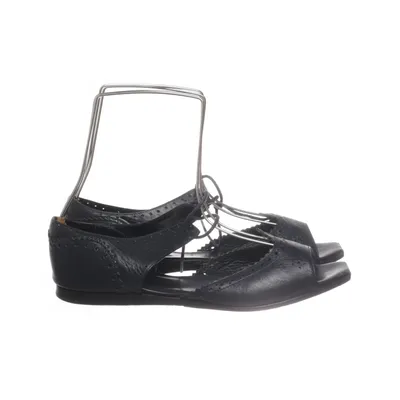 Sandalen (Zwart) van J.Lindeberg Leer