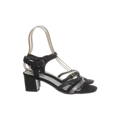 High heel sandals (Black, Multicolored) from Cityline