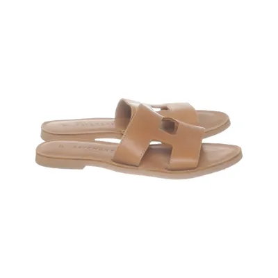 Mules (Marron) de Pavement Cuir