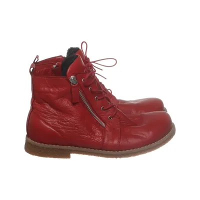 Schnürstiefel (Rot) von Charlotte of Sweden