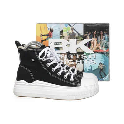 Chaussures en toile (Noir, Blanc) de British Knights