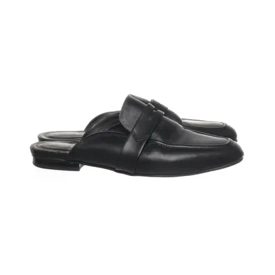 Mules (Noir) de Henry Kole Cuir