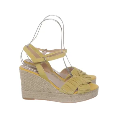 Wedges (Yellow) from Kanna Leather