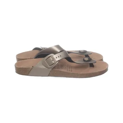 Tongs (Or) de Walkx Cuir