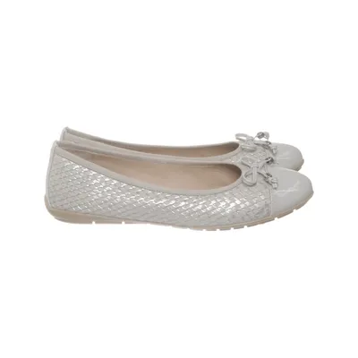 Ballet flats (Silver) from Caprice Leather