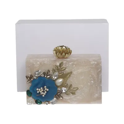Abendtasche (Beige, Blau, Mehrfarbig) von iDeal of Sweden