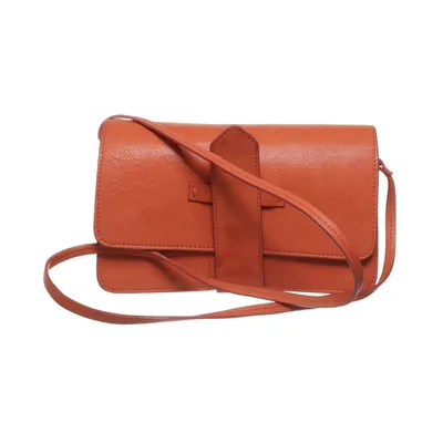 Axelremsväska (Orange) från & Other Stories Bomull, Skinn