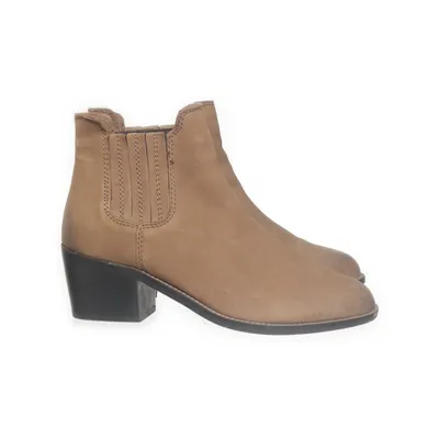 Heeled boots (Brown) from Mango Touch