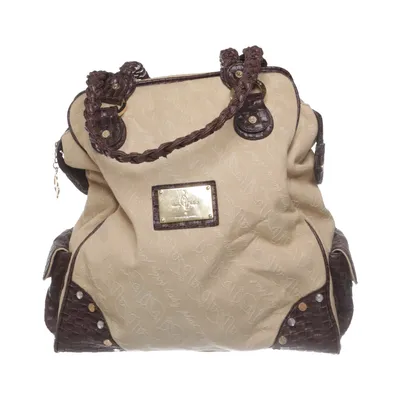 Handbag (Beige, Brown) from Baby Phat