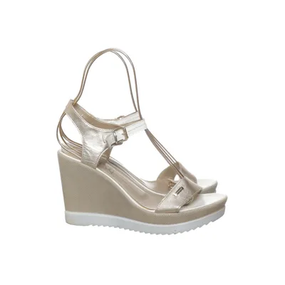 Sleehakken (Wit, Beige) van Lasocki Leer