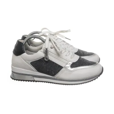 Baskets (Blanc, Noir, Argent) de Marco Tozzi