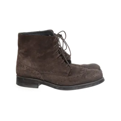 Laced boots (Brown) from Alberville Suede