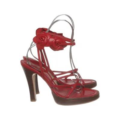 Højhælede sandaler (LN045) fra Shellys Læder