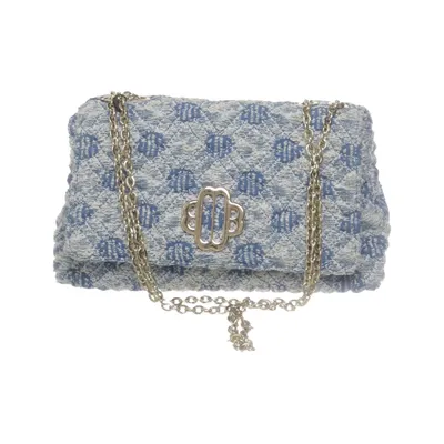 Shoulder-bag (Blue, White) from Maje