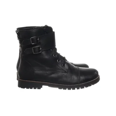 Laced boots (Black) from Nelson Leather