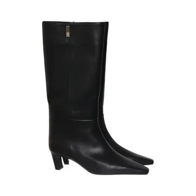 Stiefel (Th Square Toe Kitten Long Boot) von Tommy Hilfiger Leder